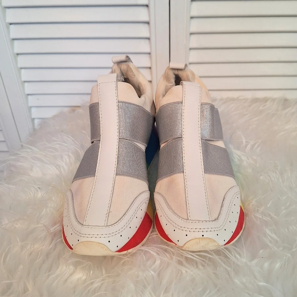 Donald Pliner Prix Leather Sneakers Sz 6.5 - Picture 3 of 6